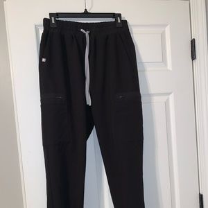 Black FIGS Scrub Pants